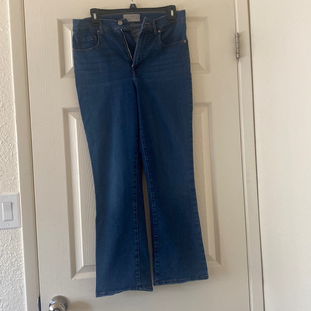 Everlane The Authentic Stretch Slim Bootcut Jeans Mid Blue Size 29 High Rise